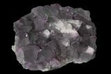 Purple-Green Octahedral Fluorite Crystal Cluster - Fluorescent! #149665-1